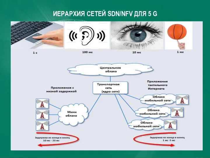 ИЕРАРХИЯ СЕТЕЙ SDN/NFV ДЛЯ 5 G