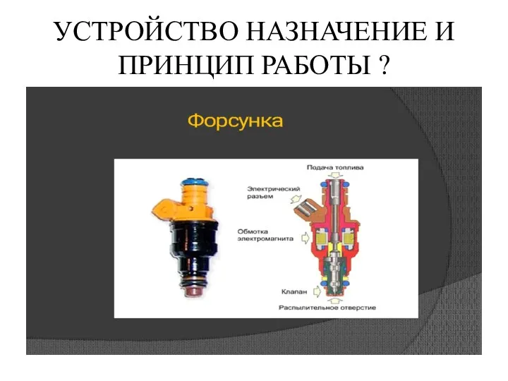 УСТРОЙСТВО НАЗНАЧЕНИЕ И ПРИНЦИП РАБОТЫ ?