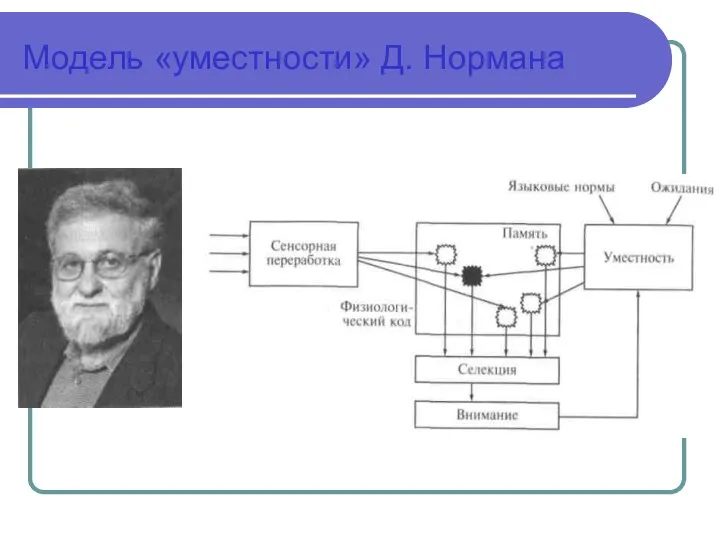 Модель «уместности» Д. Нормана