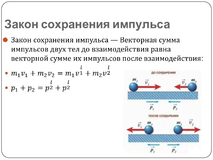 Закон сохранения импульса