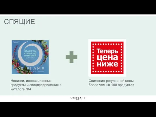 СПЯЩИЕ Новинки, инновационные продукты и спецпредложения в каталоге №4 Снижение