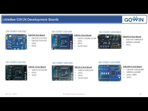 LittleBee GW1N Development Boards DK-START-GW1N1 DK-START-GW1NZ DK-START-GW1N4 DK-START-GW1N9 GW1NZ Eval