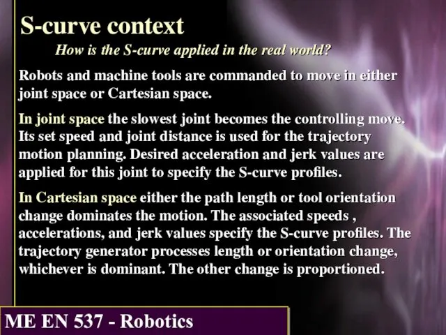 S-curve context How is the S-curve applied in the real