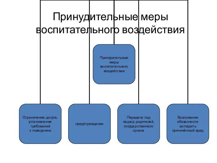 Принудительные меры воспитательного воздействия