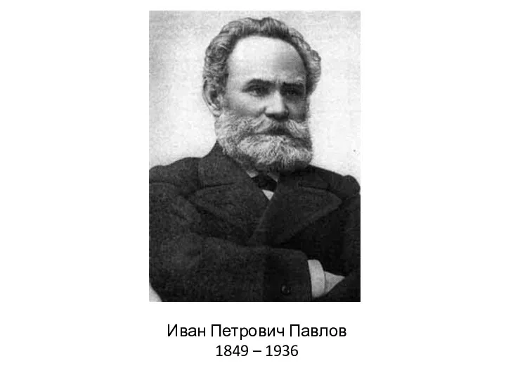 Иван Петрович Павлов 1849 – 1936