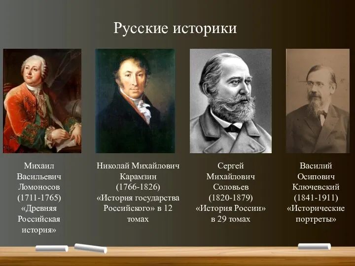 Русские историки Василий Осипович Ключевский (1841-1911) «Исторические портреты» Сергей Михайлович