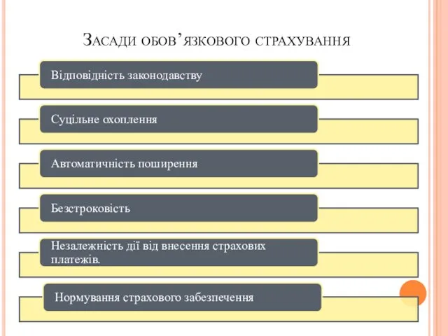 Засади обов’язкового страхування