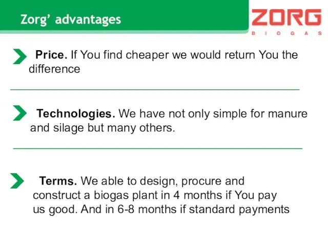 Zorg’ advantages Price. If You find cheaper we would return