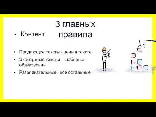 3 главных правила Контент Продающие тексты - цена в тексте