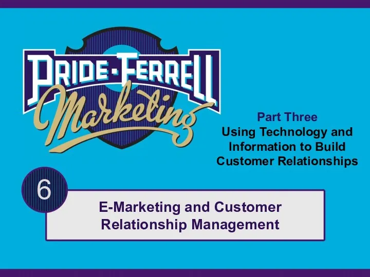 E-Marketing and customer relationship management
