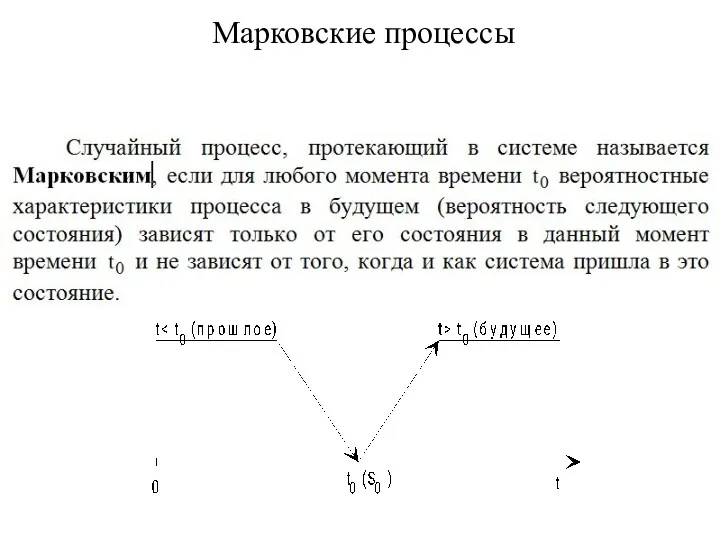 Марковские процессы