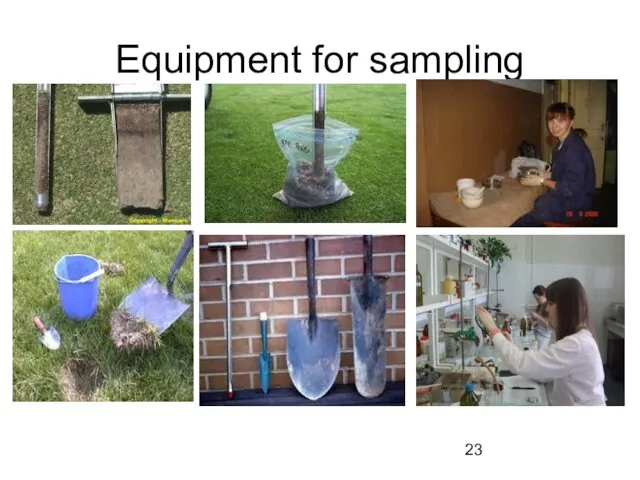 Equipment for sampling