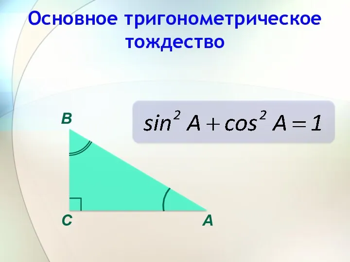 Основное тригонометрическое тождество