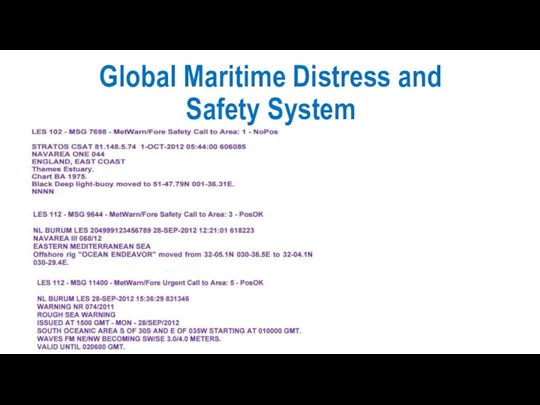 Global Maritime Distress and Safety System