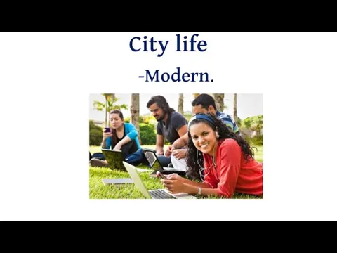 City life Modern.