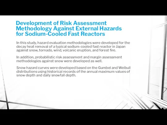 Development of Risk Assessment Methodology Against External Hazards for Sodium-Cooled Fast Reactors In