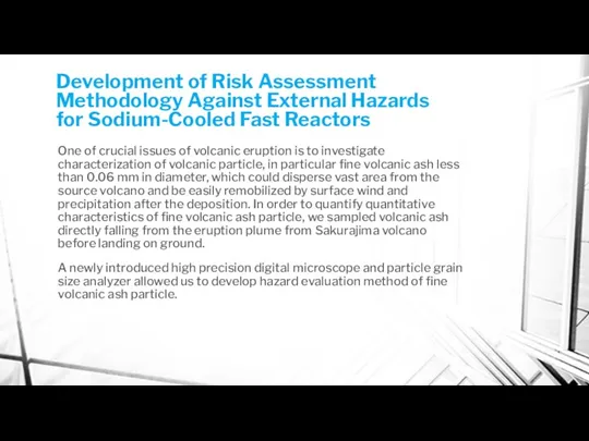 Development of Risk Assessment Methodology Against External Hazards for Sodium-Cooled