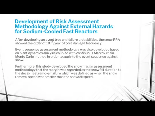 Development of Risk Assessment Methodology Against External Hazards for Sodium-Cooled Fast Reactors After