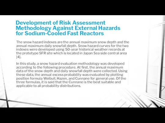 Development of Risk Assessment Methodology Against External Hazards for Sodium-Cooled