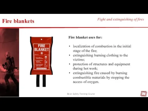 Basic Safety Training Course Fight and extinguishing of fires Fire