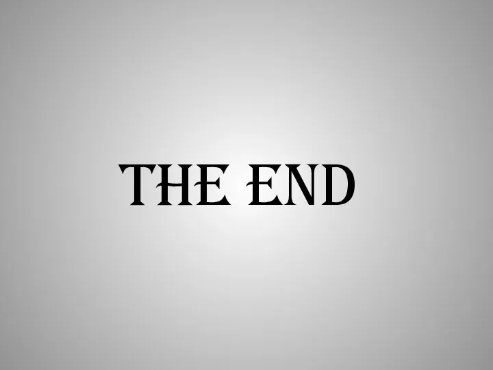 The End