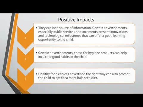 Positive Impacts