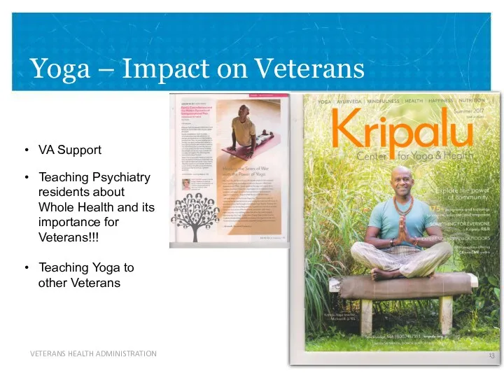 Yoga – Impact on Veterans VA Support Teaching Psychiatry residents
