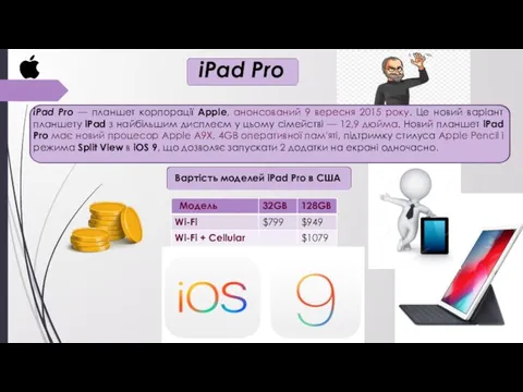 iPad Pro iPad Pro — планшет корпорації Apple, анонсований 9