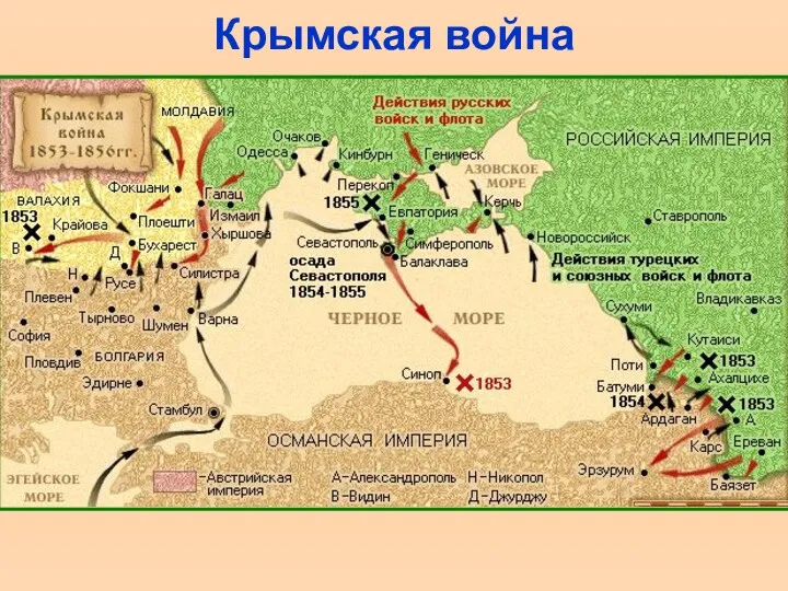 Крымская война Подписание Эрфуртского договора