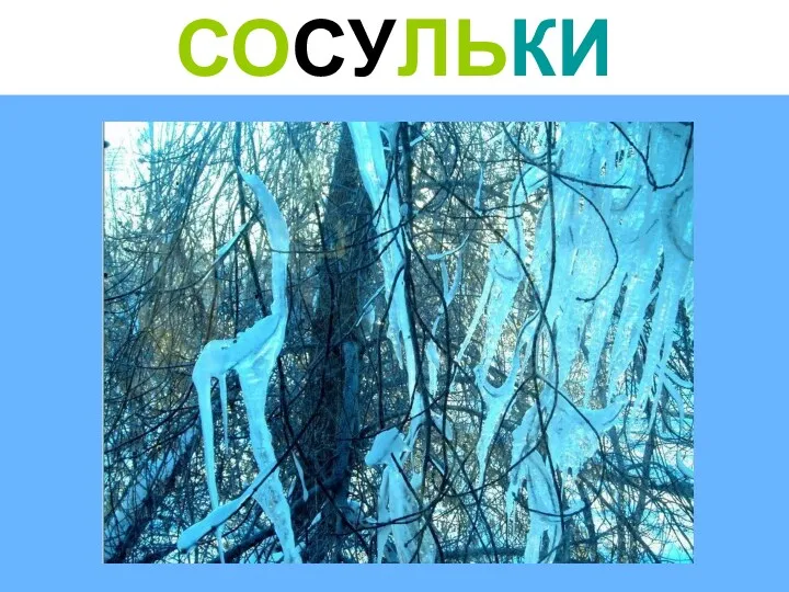 СОСУЛЬКИ