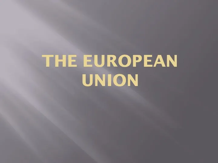The European UNION
