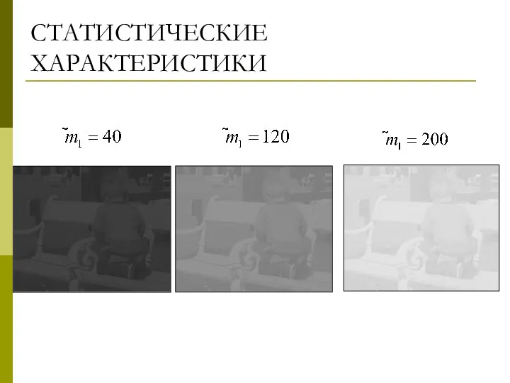 СТАТИСТИЧЕСКИЕ ХАРАКТЕРИСТИКИ