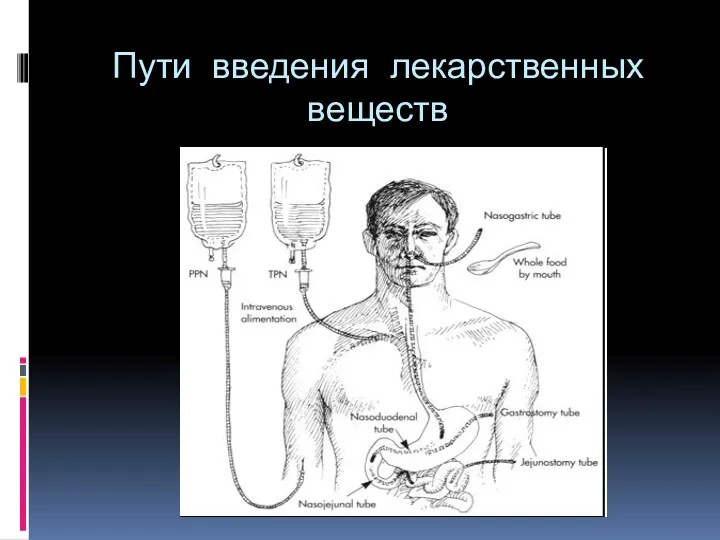 Пути введения лекарственных веществ