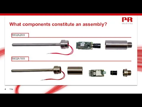 What components constitute an assembly? Title 5802A2XX 5802A1XX