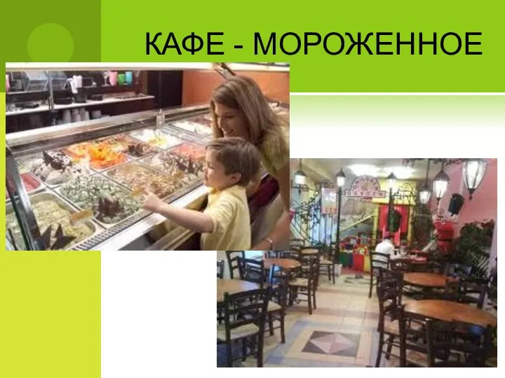 КАФЕ - МОРОЖЕННОЕ