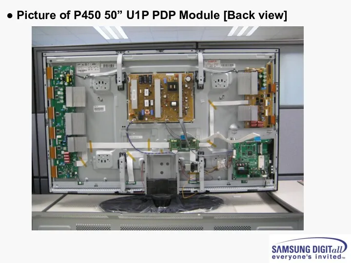 ● Picture of P450 50” U1P PDP Module [Back view]