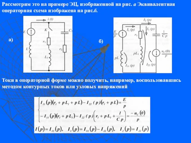 Рассмотрим это на примере ЭЦ, изображенной на рис. а Эквивалентная