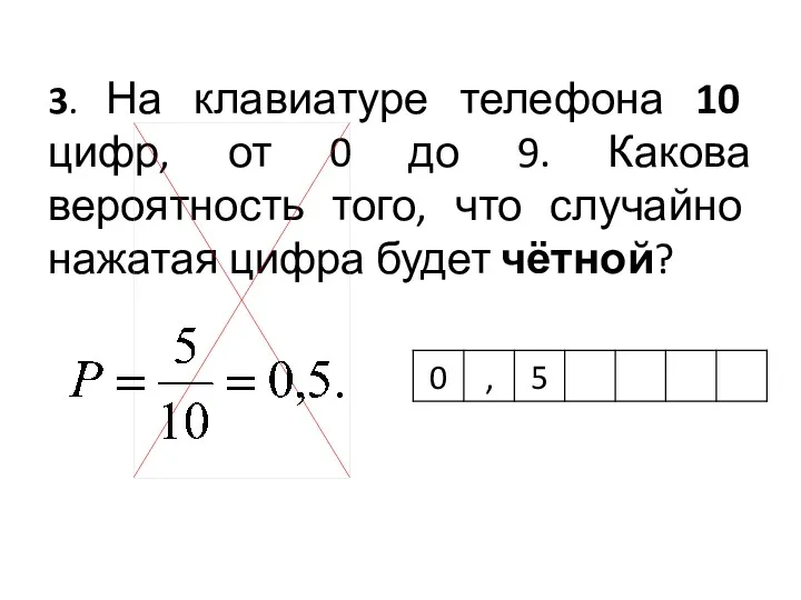 3. На клавиатуре телефона 10 цифр, от 0 до 9.