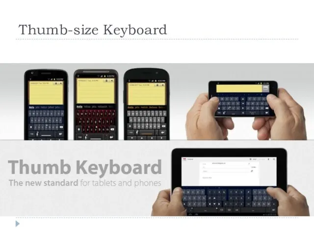 Thumb-size Keyboard