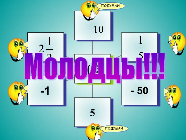 -1 2 10 Молодцы!!! -25