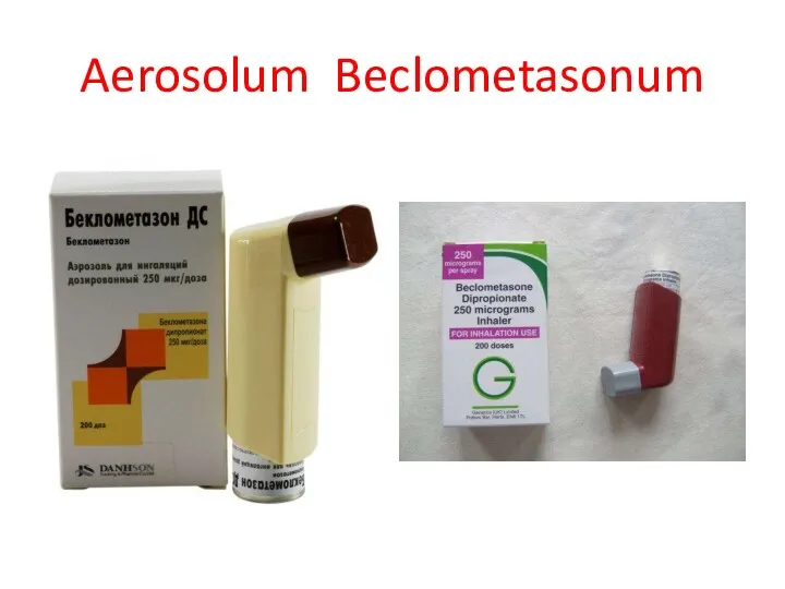 Aerosolum Beclometasonum