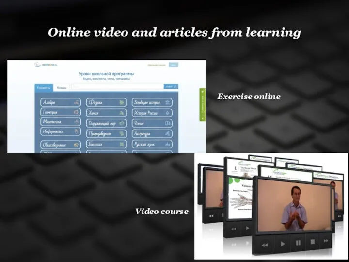 Online video and articles from learning Exercise online Video course