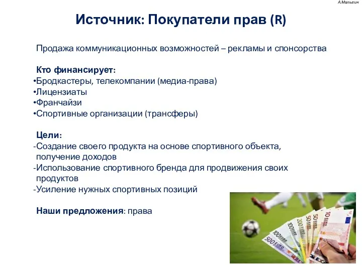 Источник: Покупатели прав (R) Продажа коммуникационных возможностей – рекламы и