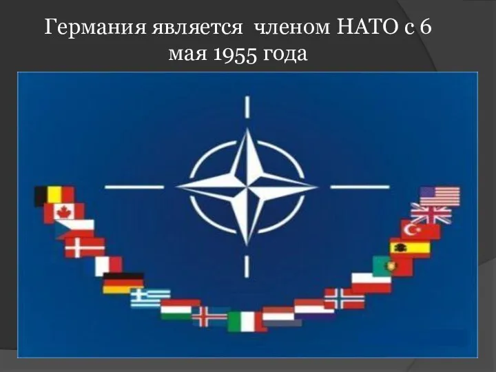 Германия является членом НАТО с 6 мая 1955 года