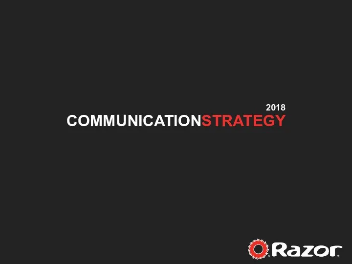 COMMUNICATIONSTRATEGY 2018