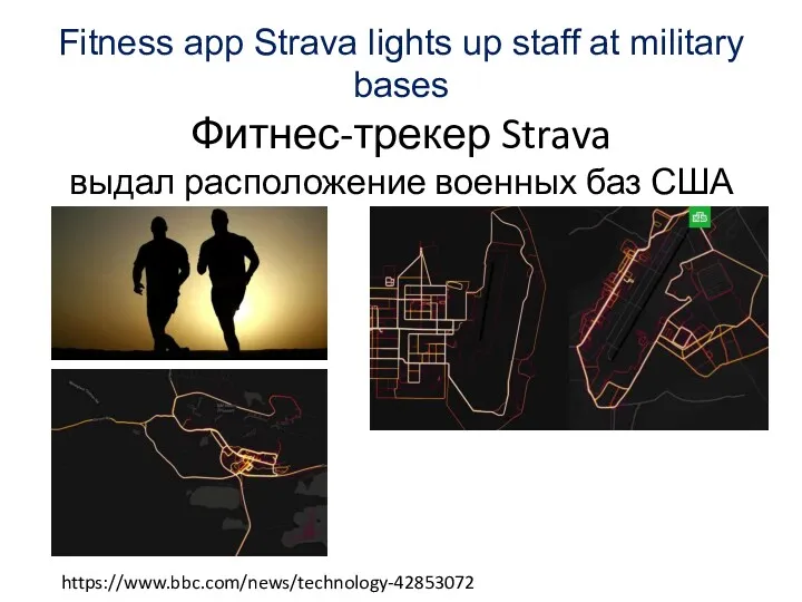 Fitness app Strava lights up staff at military bases Фитнес-трекер