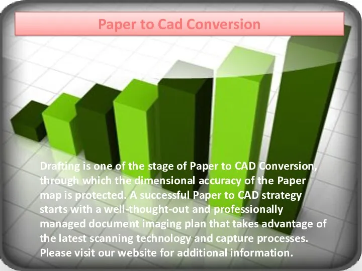 Paper to Cad Conversion Drafting is one of the stage