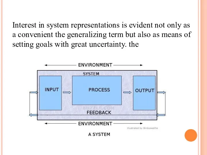 Interest in system representations is evident not only as a