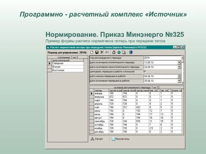 Нормирование. Приказ Минэнерго №325 Пример формы расчета нормативов потерь при