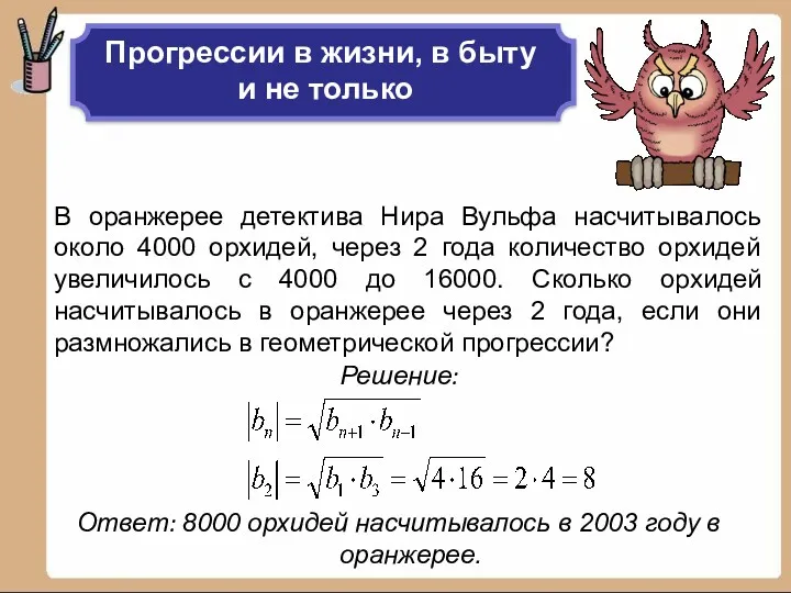 В оранжерее детектива Нира Вульфа насчитывалось около 4000 орхидей, через